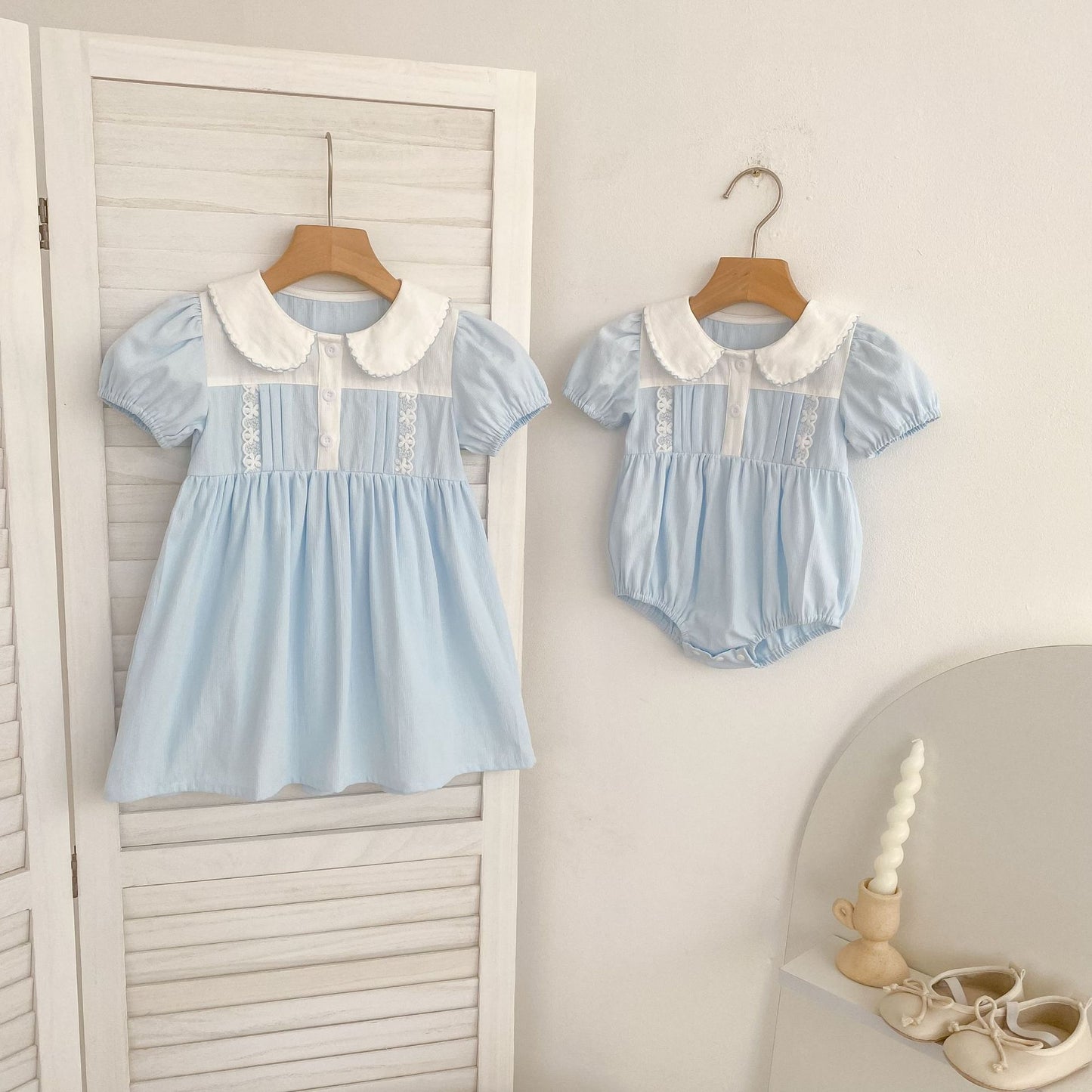 Arrival Summer Color Patchwork Baby Kids Girls Onesies and Dress – Princess Sister Matching Set, MyKids-USA®, Baby & Children's Outfits, MyKids-USA -  -  -  -  -  -  - .