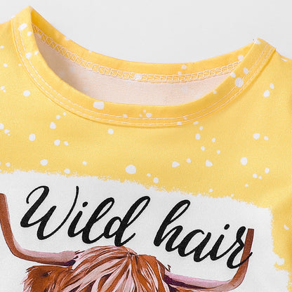 Arrival Summer Baby Kids Girls Short Sleeves Cartoon T-Shirt and Floral Shorts Clothing Set, MyKids-USA®, Baby & Children's Outfits, MyKids-USA -  -  -  -  -  -  - .