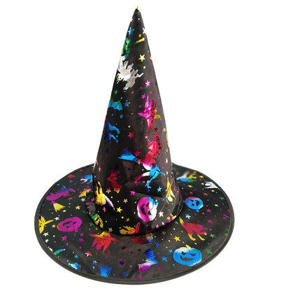 MyKids-USA Halloween Bronzed Witch Hats, MyKids-USA®, Costume Accessories, MyKids-USA - Size/Age - Kids & Adult (Average Size) - Color - Coffee -  -  - JM2206092213-E.