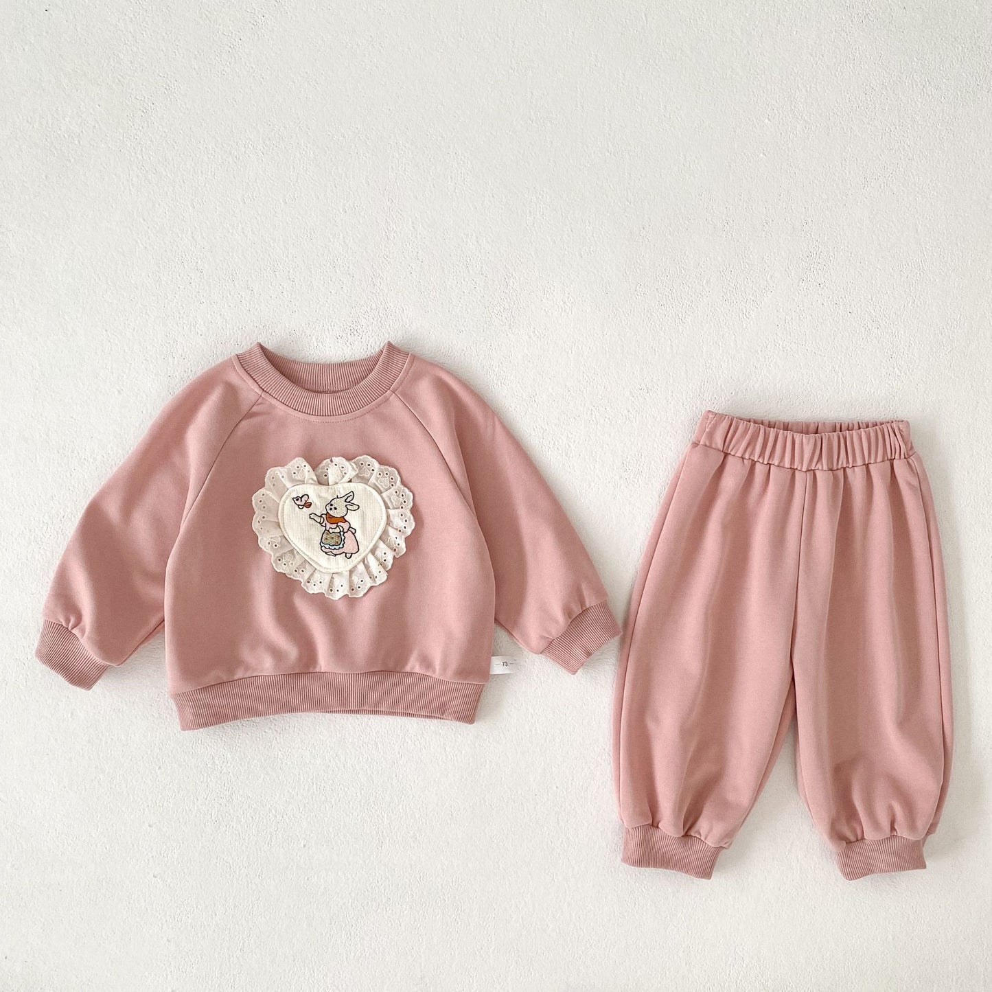 MyKids-USA® Autumn and Spring Baby Kids Girls Long Sleeves Cute Cartoon Pattern Pullover and Pants Clothing Set