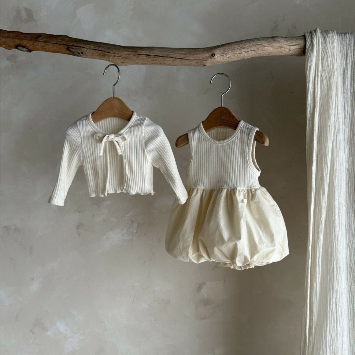 Autumn and Spring Baby Kids Girls Long Sleeves Solid Color Coat and Sleeveless Dress Clothing Set, MyKids-USA®, Baby & Toddler Outfits, MyKids-USA -  -  -  -  -  -  - .