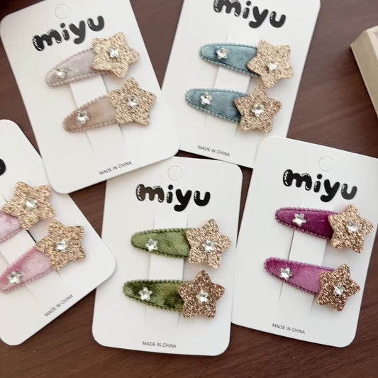 Cute Star Pattern Hair Clips
