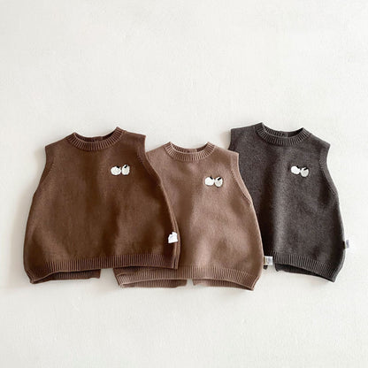 Arrival Winter and Autumn Baby Kids Unisex Cartoon Pattern Sleeveless Knitted Vest, MyKids-USA®, Tunics, MyKids-USA -  -  -  -  -  -  - 
