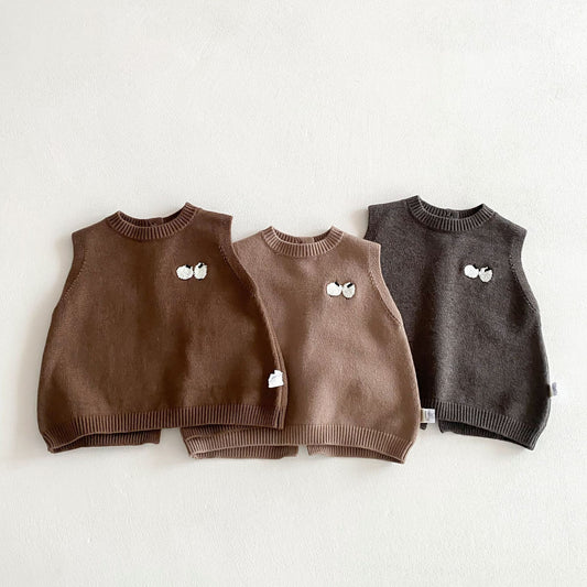 Arrival Winter and Autumn Baby Kids Unisex Cartoon Pattern Sleeveless Knitted Vest, MyKids-USA®, Tunics, MyKids-USA -  -  -  -  -  -  - 