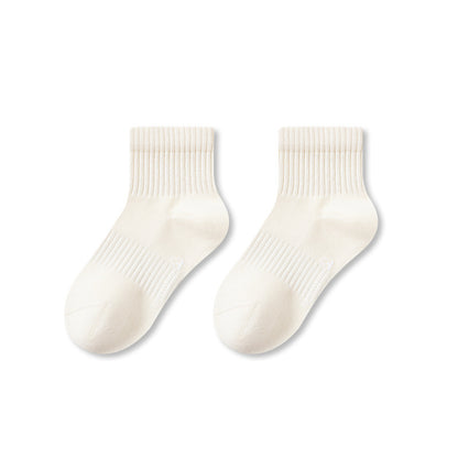Autumn and Spring Baby Unisex Breathable Simple Letters Pattern Socks, MyKids-USA®, Baby & Toddler Socks & Tights, MyKids-USA - Size/Age - S (1-3Y) - Color - Beige -  -  - TR2512301346-A.
