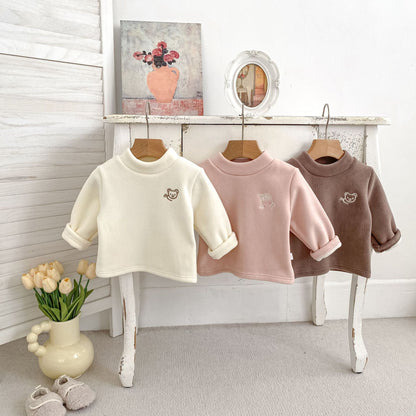 Autumn and Winter Arrival Baby Kids Unisex Long Sleeves Teddy Bear Pattern Warm Top, MyKids-USA®, Baby & Toddler Tops, MyKids-USA -  -  -  -  -  -  - 