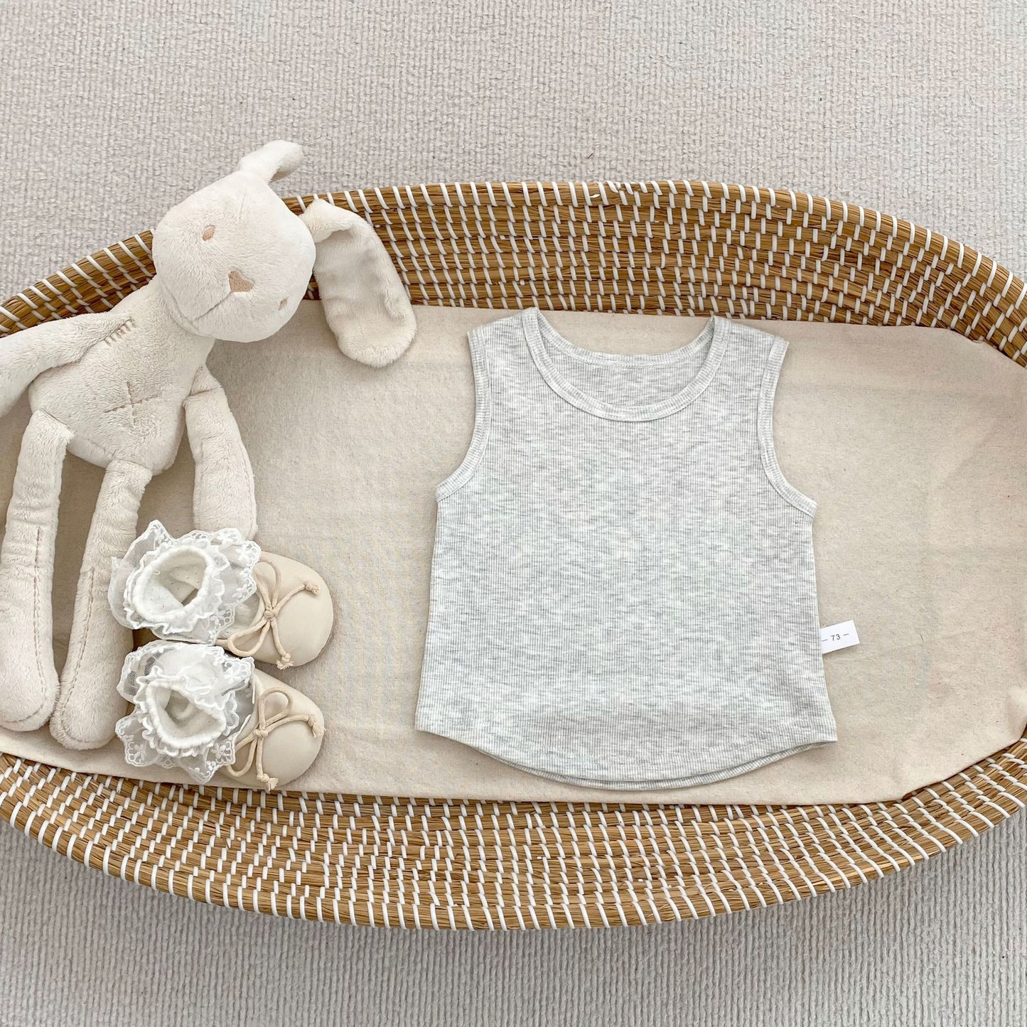 Arrival Summer Baby Kids Girls Solid Color Top Vest, MyKids-USA®, Baby & Children's Tops, MyKids-USA - Size/Age - 73 (6-9M) - Color - Grey -  -  - TR2605112344-C.