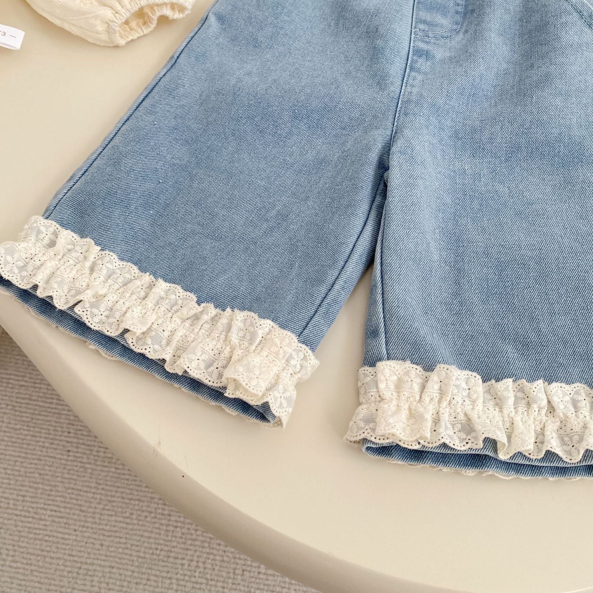 Spring Baby Kids Girls Long Sleeves Cute Flowers Embroidered Pattern Top and Denim Jeans Clothing Set, MyKids-USA®, Baby & Toddler Outfits, MyKids-USA -  -  -  -  -  -  - .