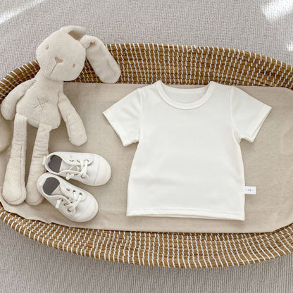 Arrival Baby Kids Girls Casual Lace Trim Plaid Pants and Solid Color T-shirt