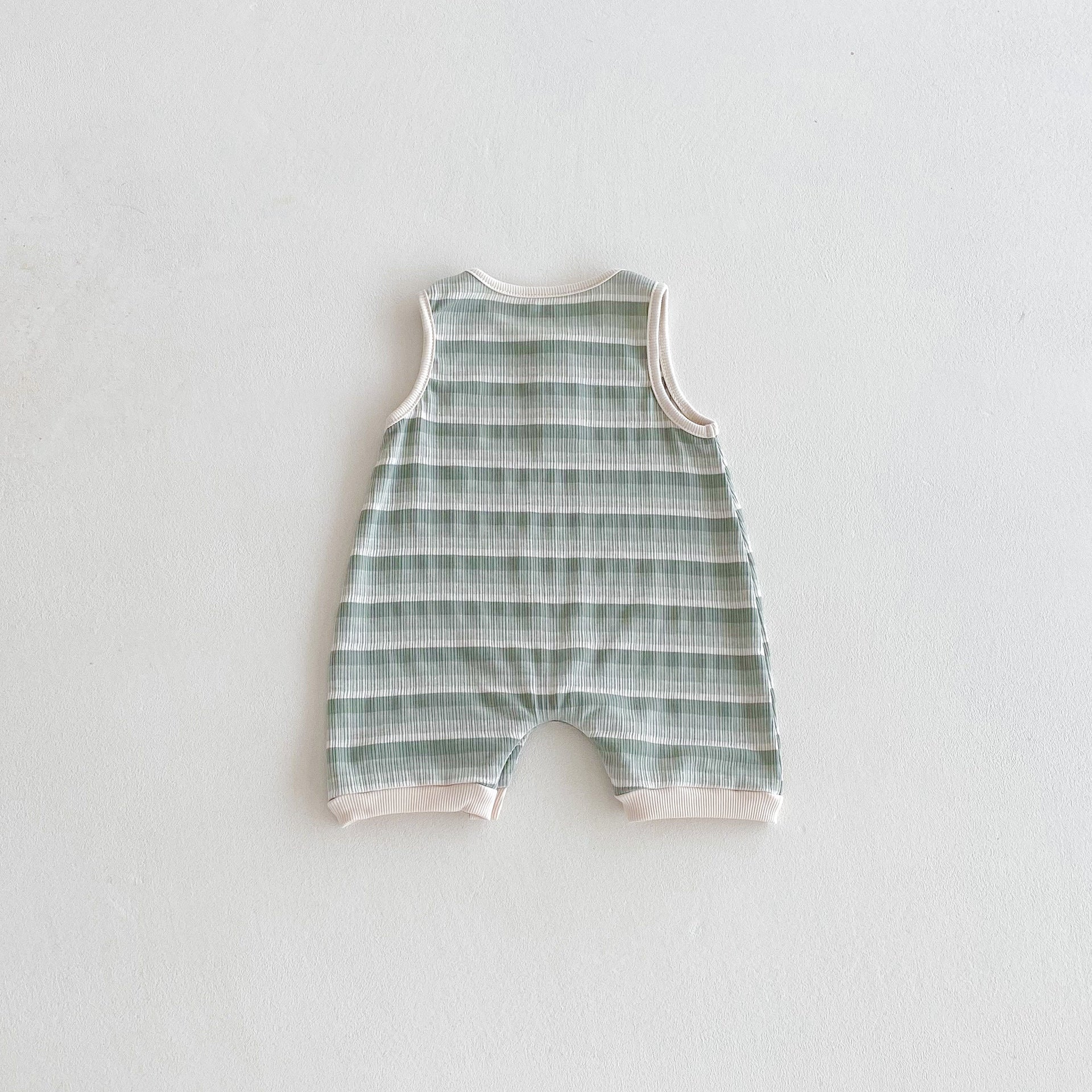 Summer Arrival Baby Unisex Casual Striped Sleeveless Rompers, MyKids-USA®, Baby One-Pieces, MyKids-USA -  -  -  -  -  -  - 