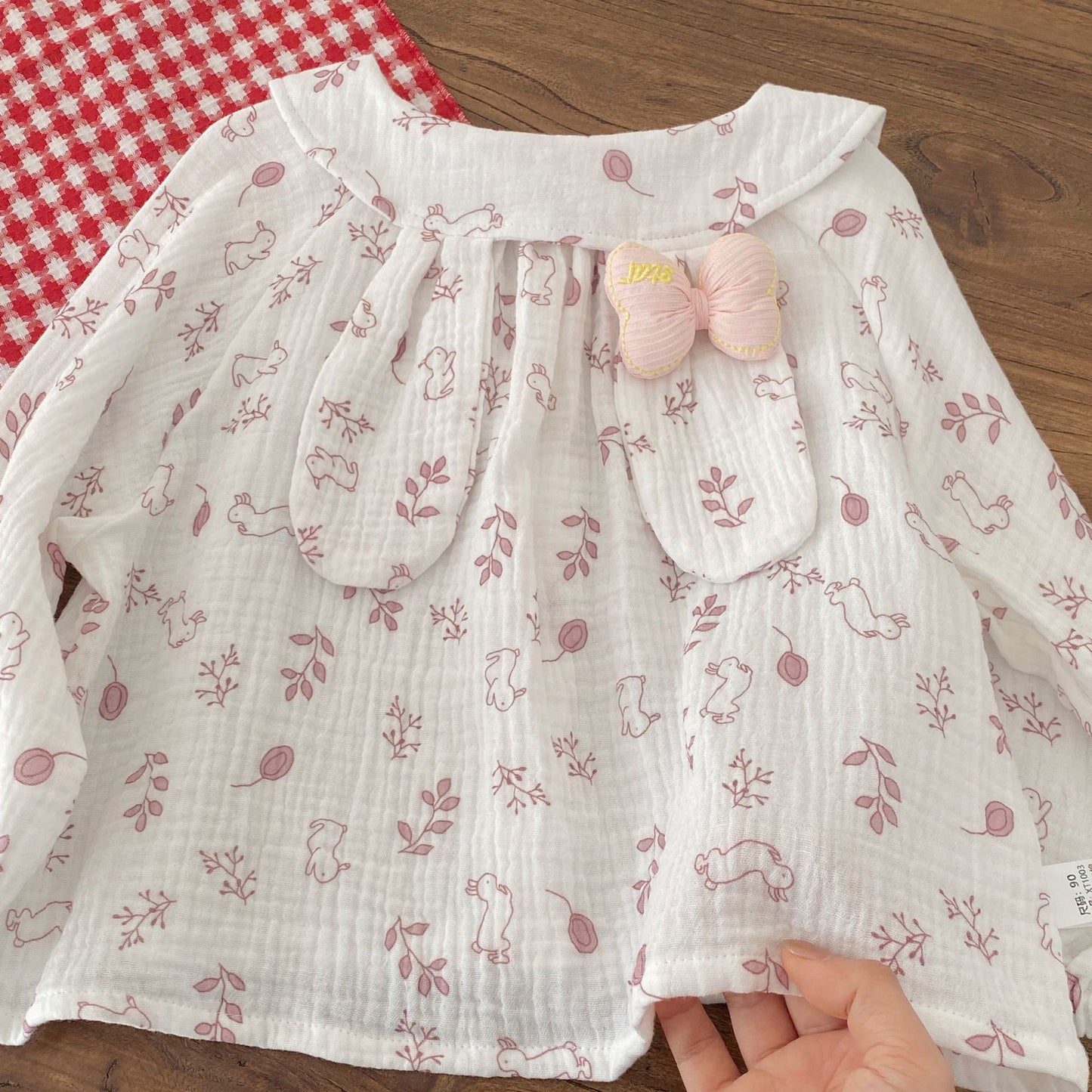 Arrival Spring Baby Kids Girls Flowers and Rabbits Pattern Single Breasted Shirt, MyKids-USA®, Shirts, MyKids-USA -  -  -  -  -  -  - .