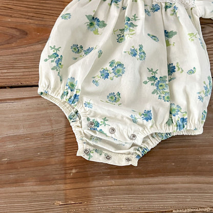 Baby Girl Flower Pattern Square Neck Onesies & Sets, MyKids-USA®, Baby & Toddler Outfits, MyKids-USA -  -  -  -  -  -  - 