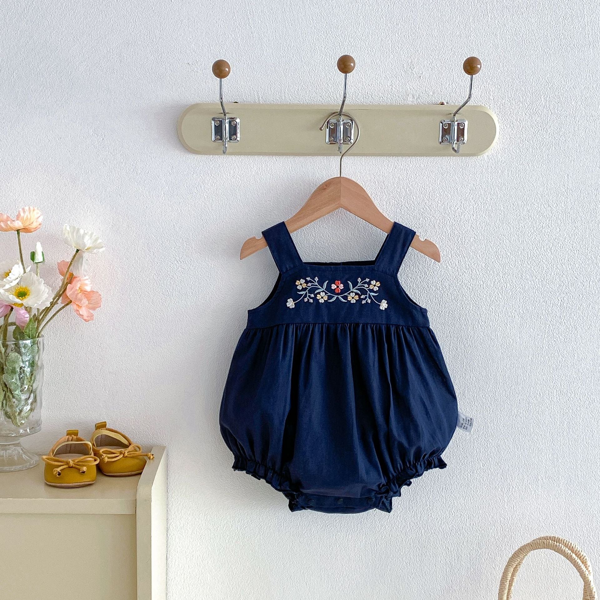 Summer Arrival Baby Girls Sleeveless Flowers Pattern Bodysuit, MyKids-USA®, Baby & Children's One-Pieces, MyKids-USA -  -  -  -  -  -  - .