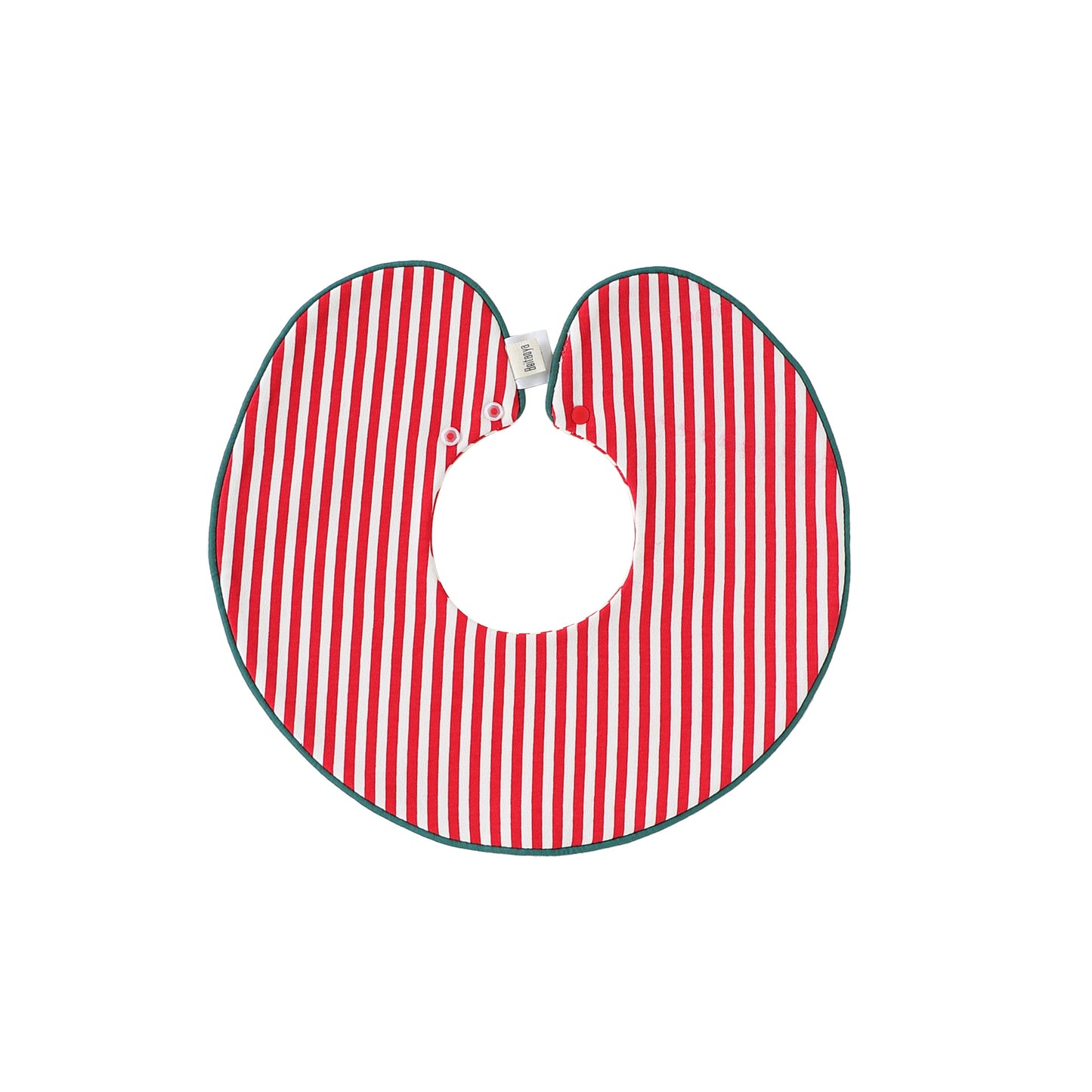 Adorable Simple Pattern Cotton Snap-on Round Shaped Bib, MyKids-USA®, Bibs, MyKids-USA - Size/Age - S (0-1Y) - Color - Pink -  -  - TR2512270950-G.