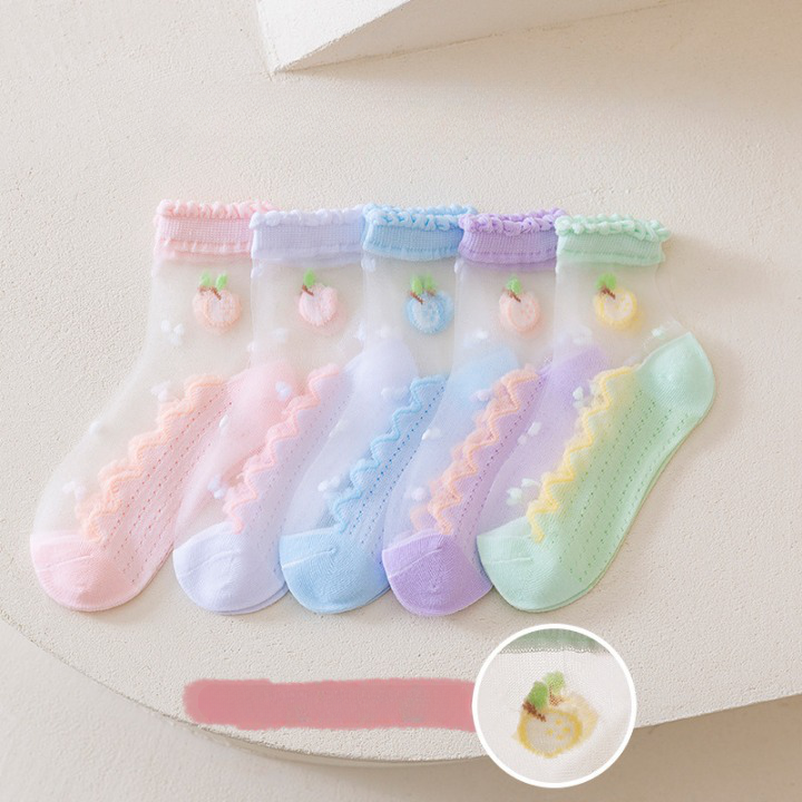 Baby Mesh Summer Thin Style Mid-Tube Socks