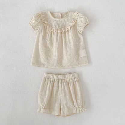 Arrival Summer Flowers Pattern Embroidered Baby Kids Girls Onesies and Clothing Sets – Princess Sister Matching Set, MyKids-USA®, Baby & Children's Outfits, MyKids-USA - Size/Age - 66 (3-6M) - Color - Light Yellow -  -  - TR2604172323-B.