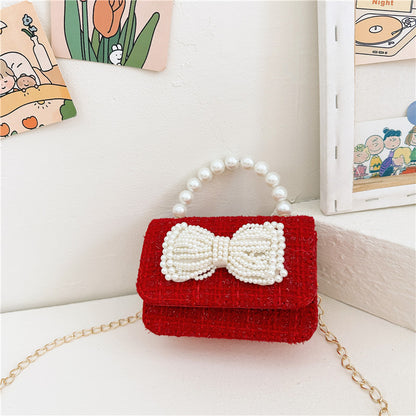 Stylish And Versatile Carry-On Girls Portable Red Crossbody Handbag, MyKids-USA®, Handbags, MyKids-USA - Size/Age - Average Size (3-8Y) - Color - Purple -  -  - TR2403232333-L