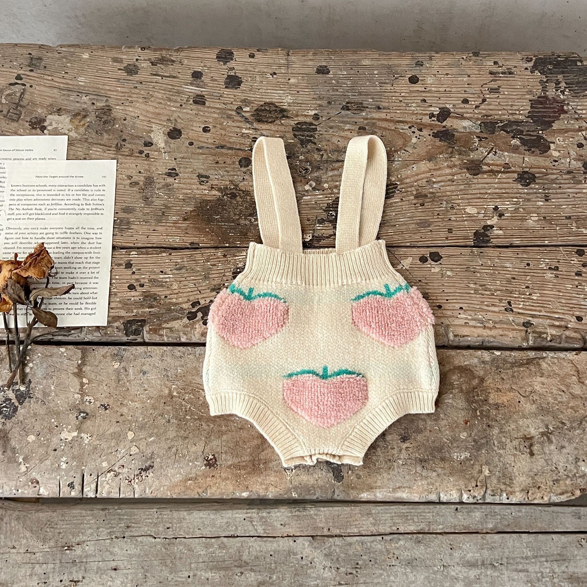 Arrival Baby Girl Peach Embroidery Cardigan Combo Overalls In Sets, MyKids-USA®, Baby & Toddler Outfits, MyKids-USA -  -  -  -  -  -  - 