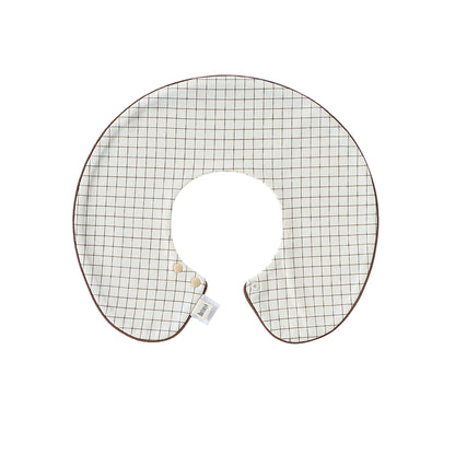 Simple Various Pattern Cotton Bib for Baby, MyKids-USA®, Bibs, MyKids-USA - Size/Age - S (1-3Y) - Color - Ivory -  -  - TR2506191938-E