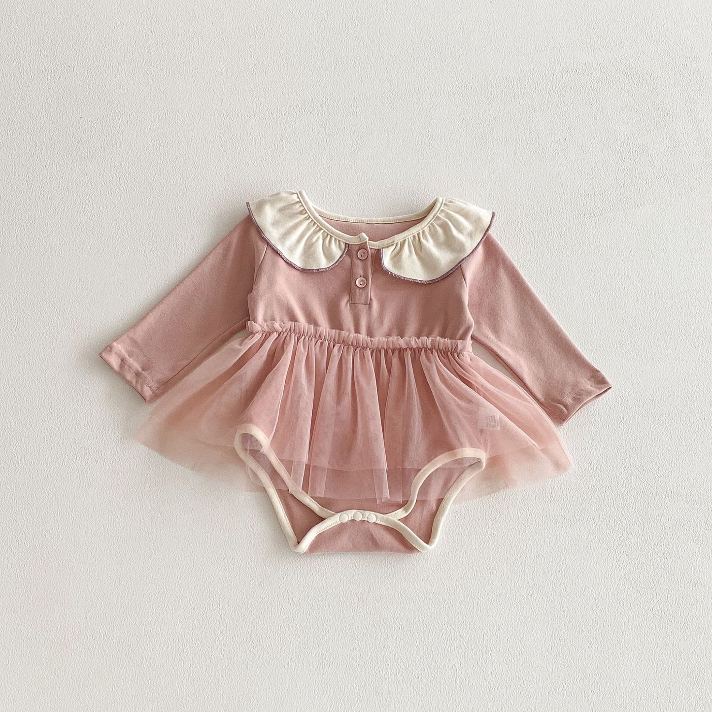 Autumn Arrival Baby Kids Girls Color Patchwork Long-sleeved Onesies and Rompers – Princess Sister Matching Set, MyKids-USA®, Baby & Toddler Outfits, MyKids-USA - Size/Age - 66 (3-6M) - Color - Light Pink -  -  - TR2510292247-1-A