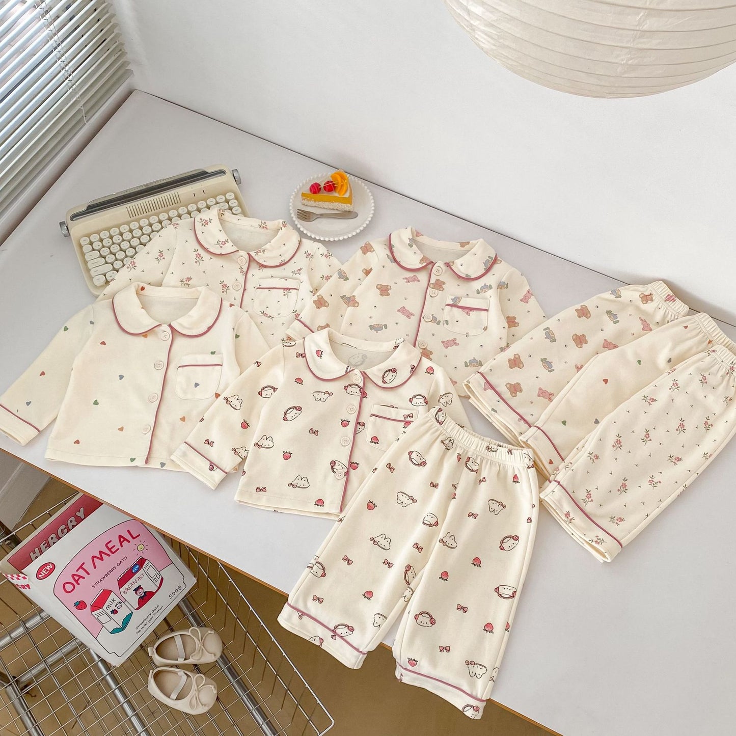 Autumn and Spring Baby Kids Long Sleeves Cute Cartoon Pattern Top and Pants Pajamas Clothing Set, MyKids-USA®, Pajamas, MyKids-USA -  -  -  -  -  -  - 