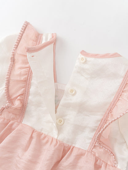 Arrival Autumn Baby Kids Girls Long Sleeves V Neck Embroidery Flowers Pattern Onesies and Dress – Princess Sister Matching Set, MyKids-USA®, Baby One-Pieces, MyKids-USA -  -  -  -  -  -  - 