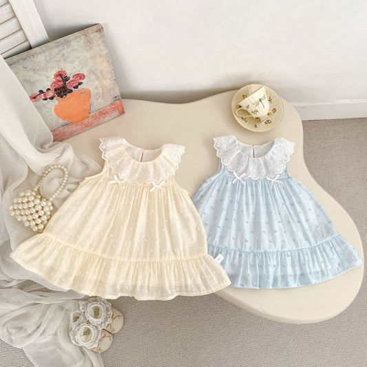 Summer Arrival Baby Girls Sleeveless Embroidery Pattern Dress, MyKids-USA®, Baby & Children's Dresses, MyKids-USA -  -  -  -  -  -  - .