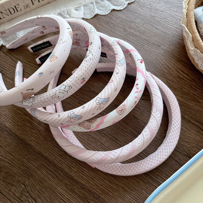 Cute Summer Pink Cartoon Headband