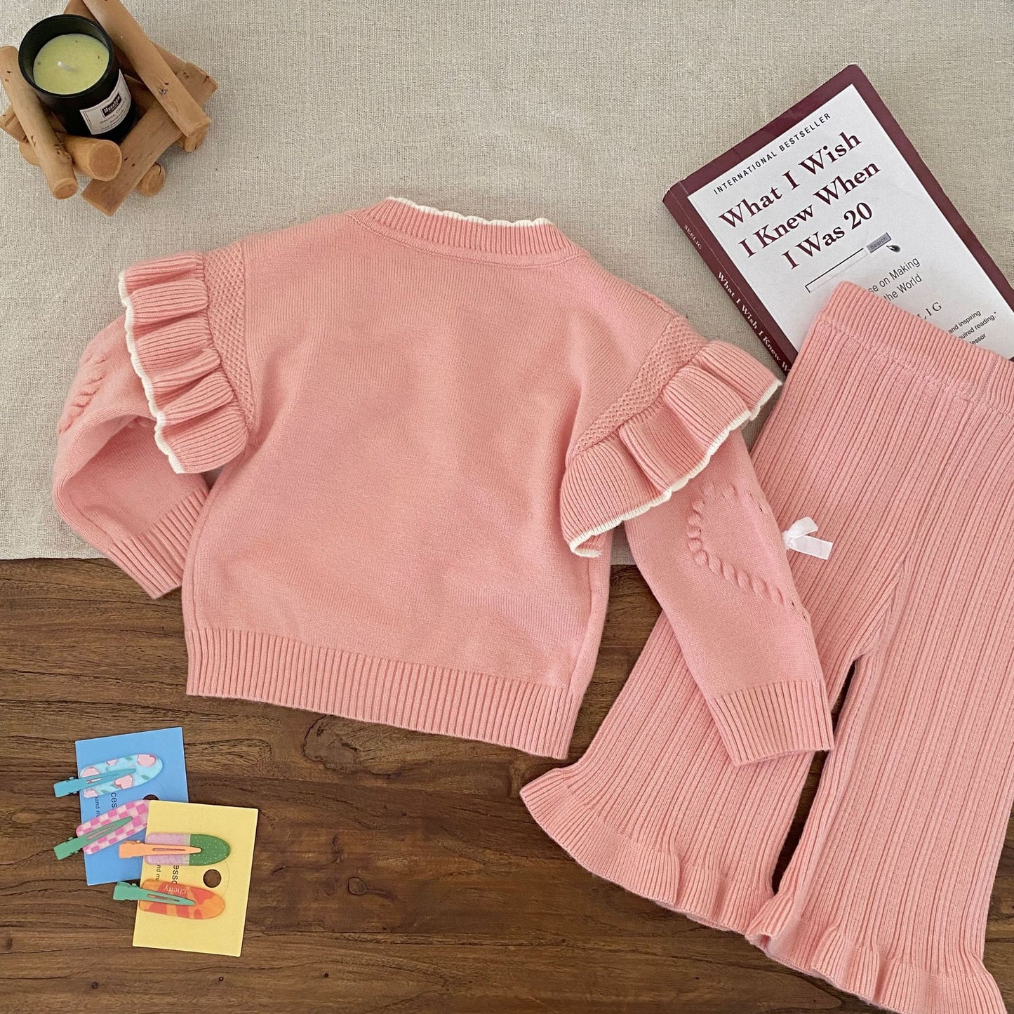 Winter and Autumn Baby Kids Girls Long Sleeves Knitted Cardigan and Flared Pants Knitted Clothing Set, MyKids-USA®, Baby & Toddler Outfits, MyKids-USA -  -  -  -  -  -  - 