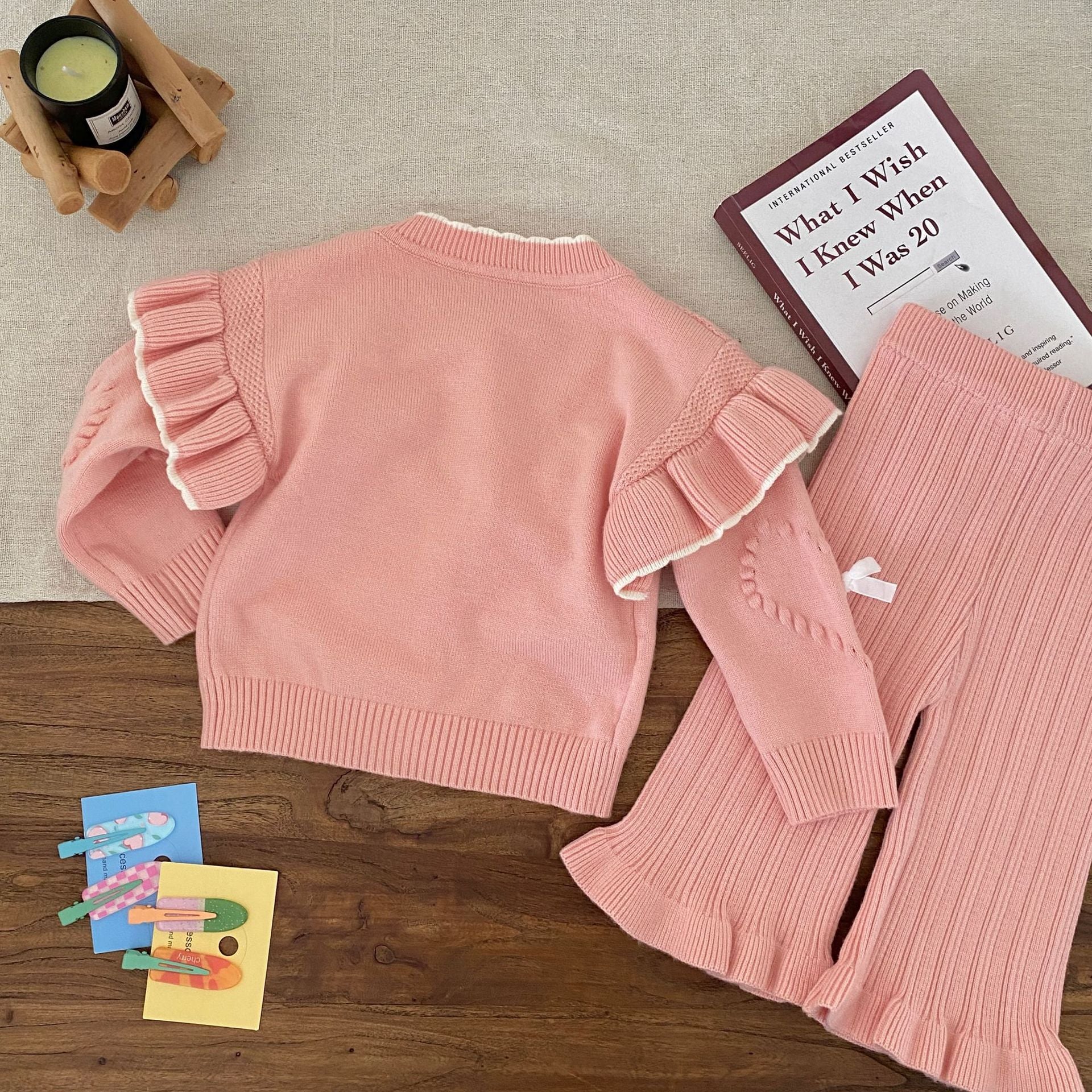 Winter and Autumn Baby Kids Girls Long Sleeves Knitted Cardigan and Flared Pants Knitted Clothing Set, MyKids-USA®, Baby & Toddler Outfits, MyKids-USA -  -  -  -  -  -  - 