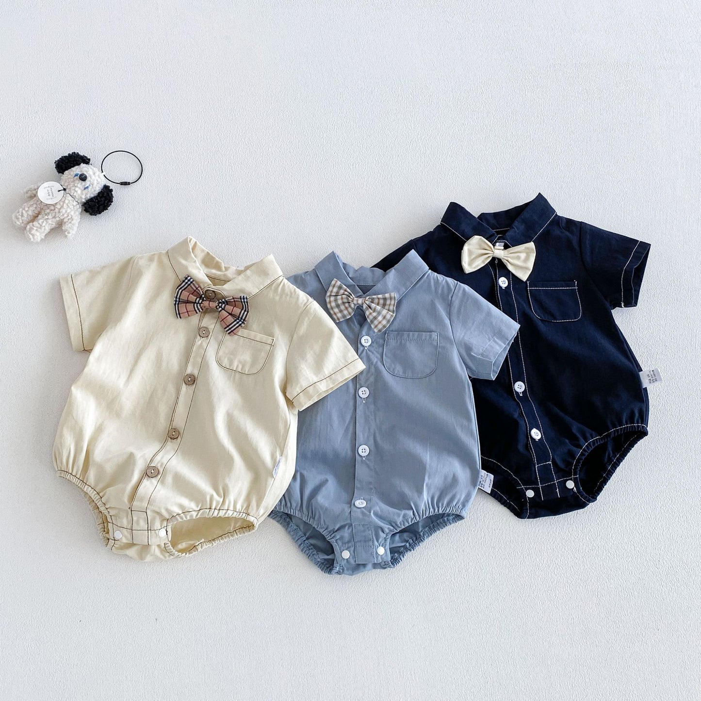 Summer Arrival Baby Boys Short Sleeves Gentle Bodysuits, MyKids-USA®, Bodysuits, MyKids-USA -  -  -  -  -  -  - .