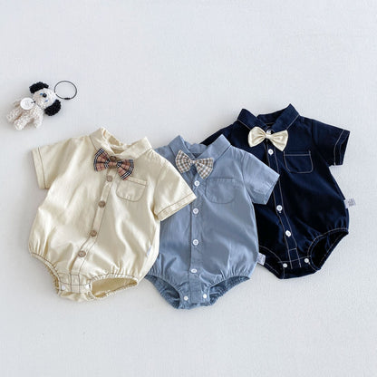 Summer Arrival Baby Boys Short Sleeves Gentle Bodysuits, MyKids-USA®, Bodysuits, MyKids-USA -  -  -  -  -  -  - .