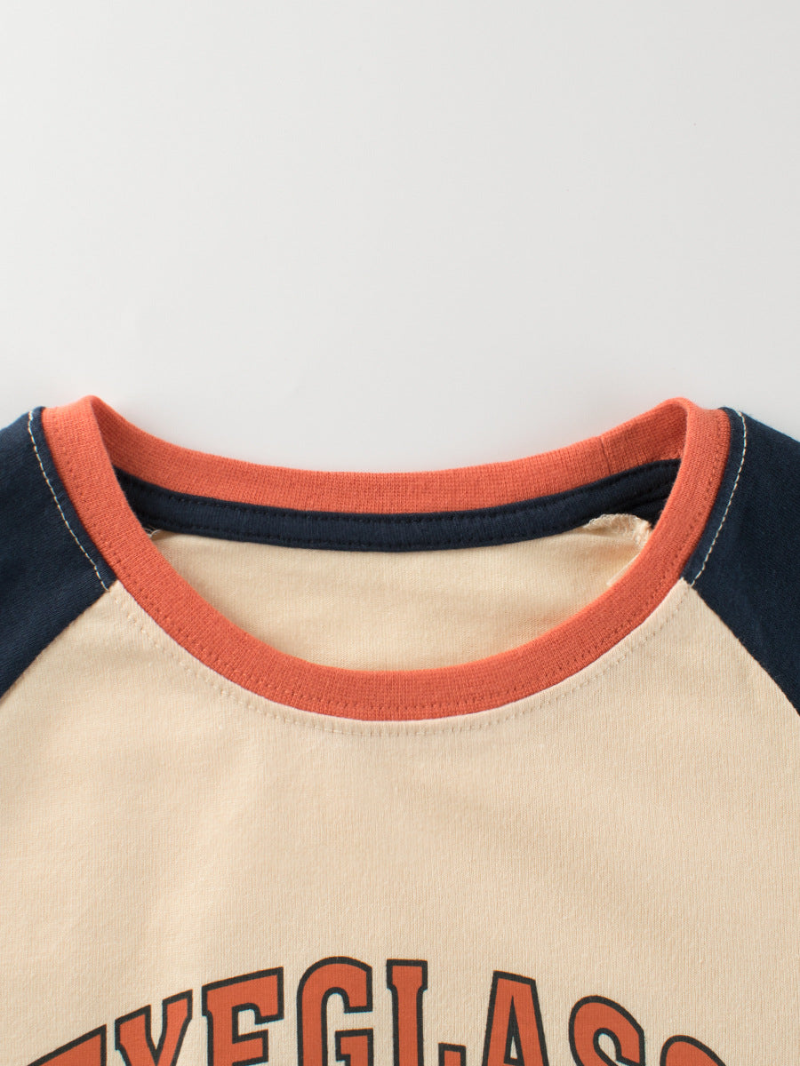 Baby Kids Boys Cartoon And Letters Printing Crew Neck Long Sleeves Pullover, MyKids-USA®, Baby & Toddler Outerwear, MyKids-USA -  -  -  -  -  -  - 