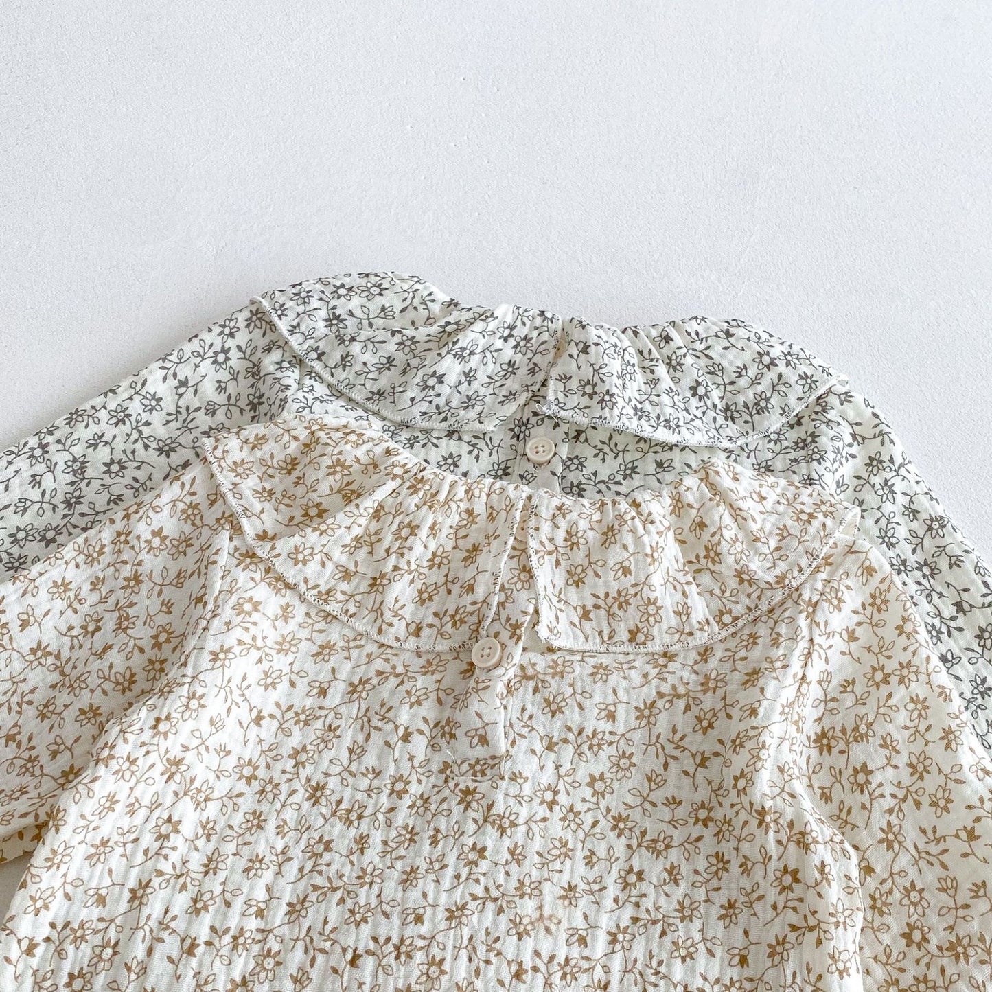 Spring and Autumn Baby Kids Girls Floral Long Sleeves Top and Plain Sleeveless Overalls Clothing Set, MyKids-USA®, Baby & Toddler Outfits, MyKids-USA -  -  -  -  -  -  - 