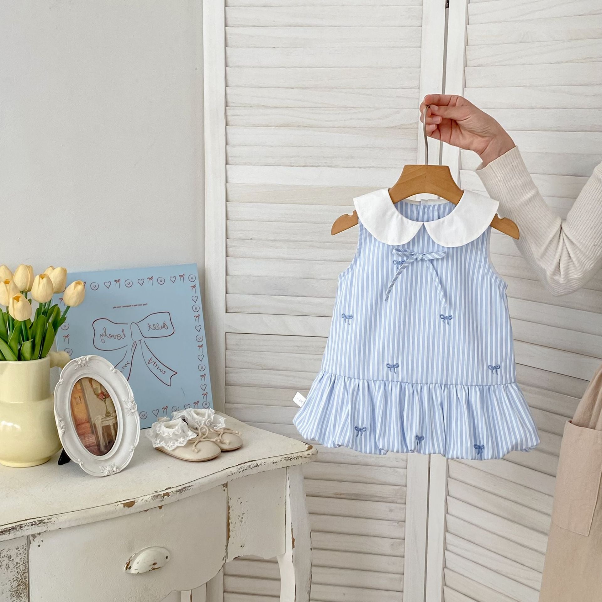 Summer Arrival Baby Girls Sleeveless Striped Dress, MyKids-USA®, Baby & Children's Dresses, MyKids-USA -  -  -  -  -  -  - .