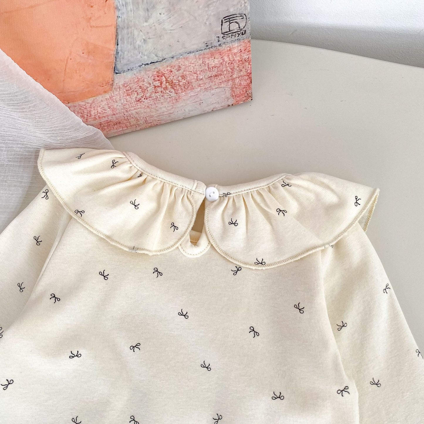 MyKids-USA® Arrival Autumn Baby Kids Girls Long Sleeves Top and Butterfly-bows Pattern Dress
