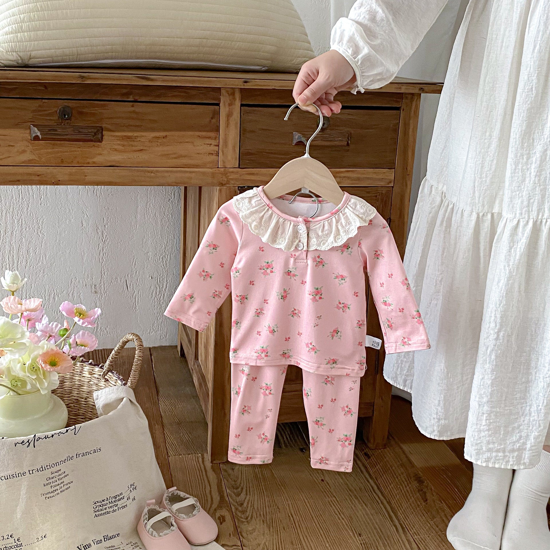 Autumn and Spring Baby Kids Girls Long Sleeves Cute Floral Pattern Top and Pants Clothing Set, MyKids-USA®, Baby & Toddler Outfits, MyKids-USA -  -  -  -  -  -  - .