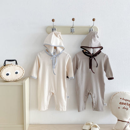 Autumn Arrival Baby Unisex Long Sleeves Color Patchwork Rompers, MyKids-USA®, Baby One-Pieces, MyKids-USA -  -  -  -  -  -  - 