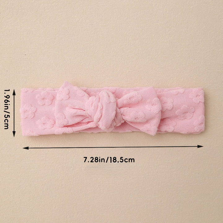 Elastic Baby Headband with Bow and Embroidered Flowers, MyKids-USA®, Hair Pins, Claws & Clips, MyKids-USA -  -  -  -  -  -  - .