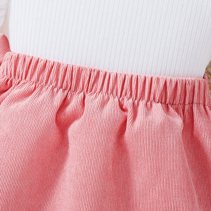 Summer Baby Kids Girls Short Sleeves Flowers Pattern Top and Pink Skirt Set, MyKids-USA®, Baby & Children's Outfits, MyKids-USA -  -  -  -  -  -  - .
