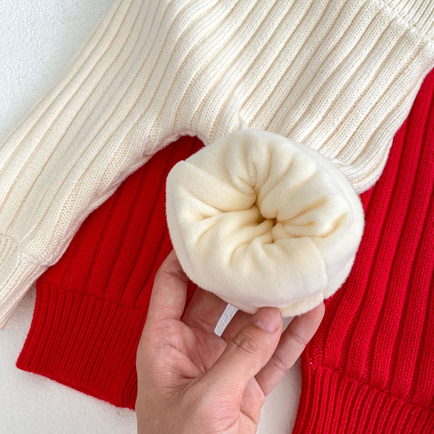 Pompom Design Velvet-In Top Combo Knitwear Pants In Sets, MyKids-USA®, Baby & Toddler Outfits, MyKids-USA -  -  -  -  -  -  - 