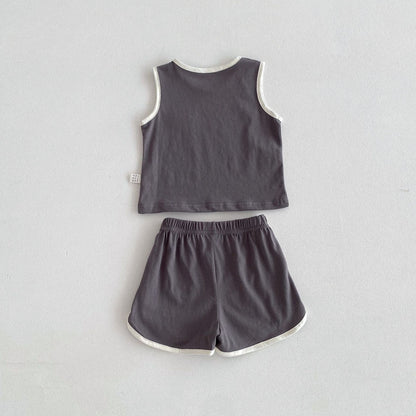 Summer Baby Kids Unisex Sleeveless Vest and Shorts Clothing Set, MyKids-USA®, Baby & Children's Outfits, MyKids-USA -  -  -  -  -  -  - .