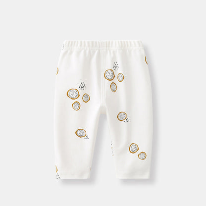 MyKids-USA® Baby Allover Fruit Graphic Trousers Long Pant