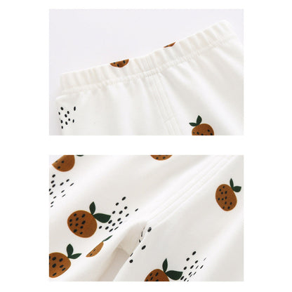 MyKids-USA® Baby Allover Fruit Graphic Trousers Long Pant