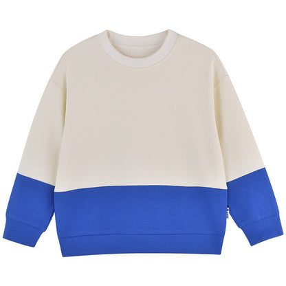 MyKids-USA® Baby Boy And Girl Colorblock Design Long Sleeve Pullover Hoodies