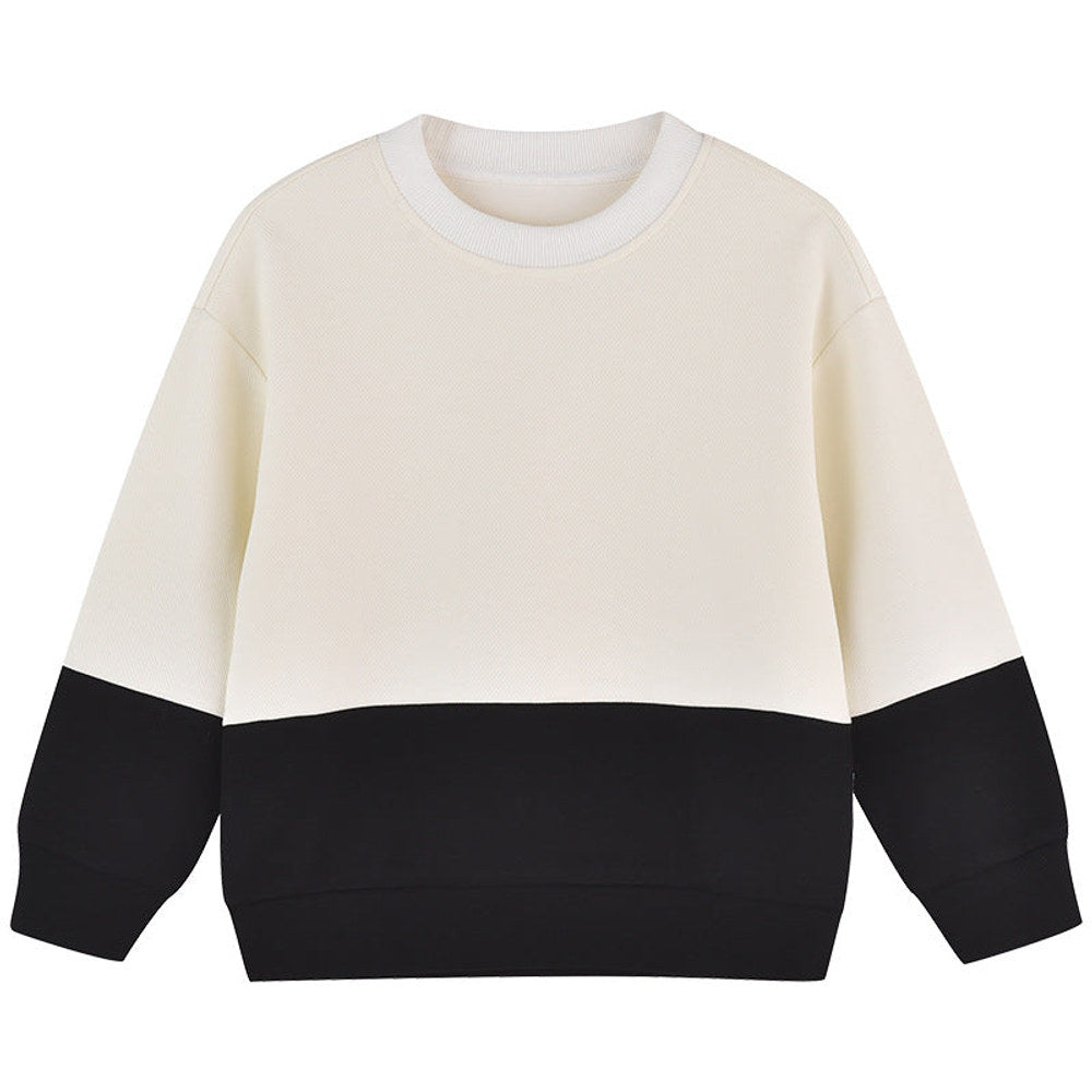 MyKids-USA® Baby Boy And Girl Colorblock Design Long Sleeve Pullover Hoodies