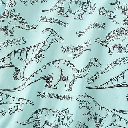 MyKids-USA® Baby Boy All Over Dinosaur Print Pattern Long Sleeve Casual Hoodie