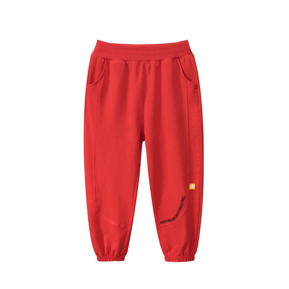 MyKids-USA® Baby Letters Pattern Solid Color Simple Style Trousers Pants