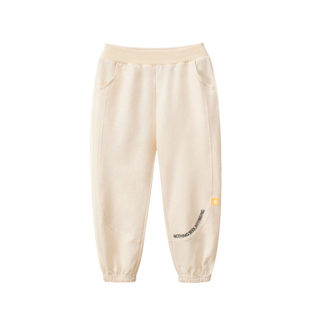 MyKids-USA® Baby Letters Pattern Solid Color Simple Style Trousers Pants