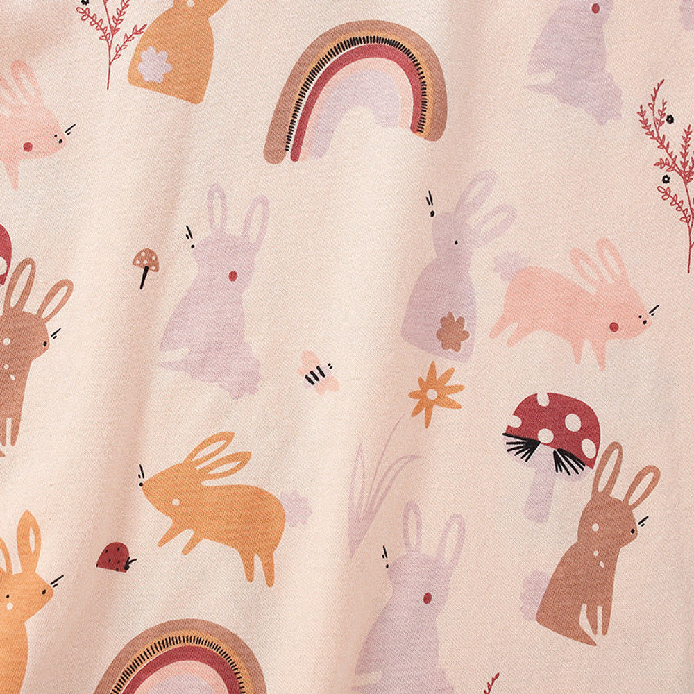 MyKids-USA® Baby Girl Cartoon Bunny Print Pattern Soft Cotton Comfortable Shirt
